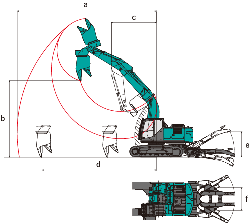 SK210D-10 汽车解体机